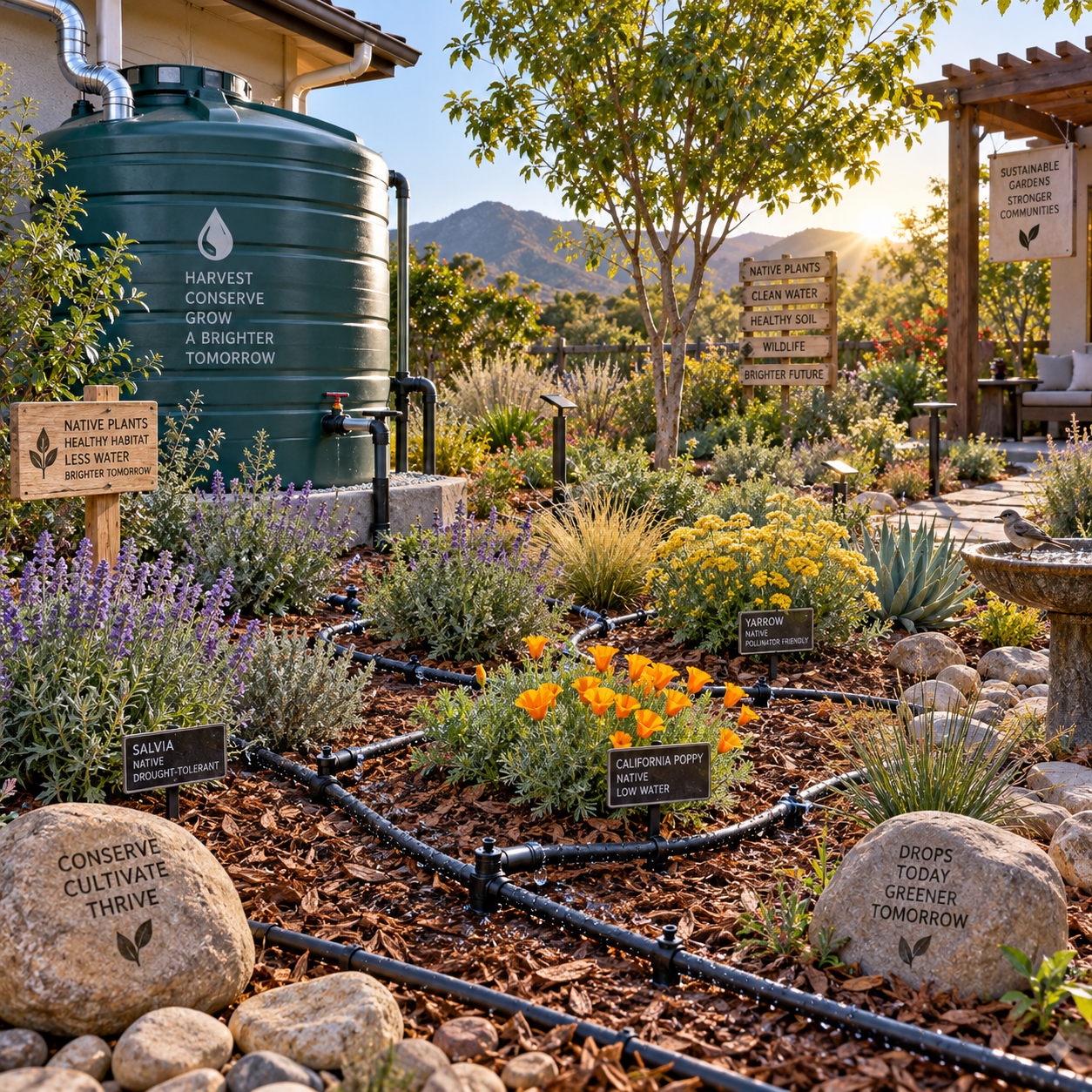 Sistemas de riego eficiente para ahorrar agua en el jardín
